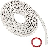 Flexible Wall Trim Peel and Stick: 10ft Bead Pearl Molding Trim for Wall,Mirror Frame Molding - 3D Wall Edge, Cabinet, Picture Frame,TV Wall Edge,Home Decor Protection(10ft /15mm)