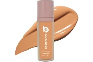 B BESTBRONZE Best Bronze Bombshell Body Makeup - Tattoo Cover Up Makeup & Body Foundation Waterproof - Tattoo Concealer Waterproof for Scars, Varicose Veins Cover Up & Leg Foundation (NC44 Tanned Caramel)