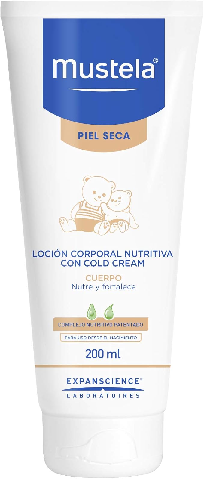 Mustela Nourishing Lotion with Cold Cream, Baby Lotion for Dry Skin