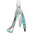 LEATHERMAN, Skeletool CX, 7-in-1 Lightweight, Minimalist Multi-Tool for Everyday Carry (EDC), Home, Garden & Outdoors, Paradise Blue