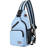 JENAGREEN Cross Body Bag Sling Backpack Bag,Crossbody Bag Chest Bag Casual Daypacks with Belt Waist Pack for Women Man