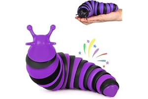 IFiwin Fidget Slug, Sensory Slug Fidget Toys for Autistic Kids & Adults, Autism Sensory Toys, Fidget Stress Toys, Christmas Stocking Stuffers, Birthday Gifts Party Favors