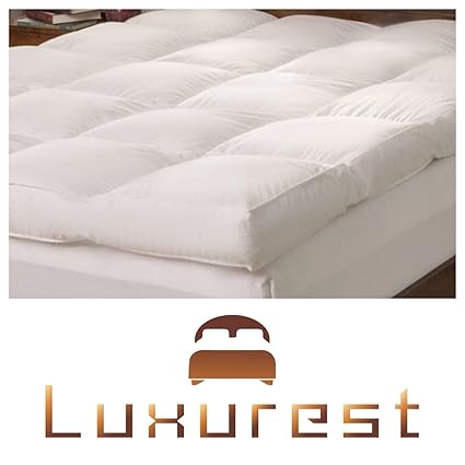 Amazon Com Feather Bed Pillow Top Mattress Topper 5 Inch