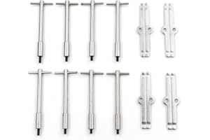 TEMPSNOW T-Bar Valve Cover Bolts Hold Down Kit Compatible with Chevy SB SBC 265 283 302 305 307 327 350 400 Engine Tall Valve Cover T-Bar Set