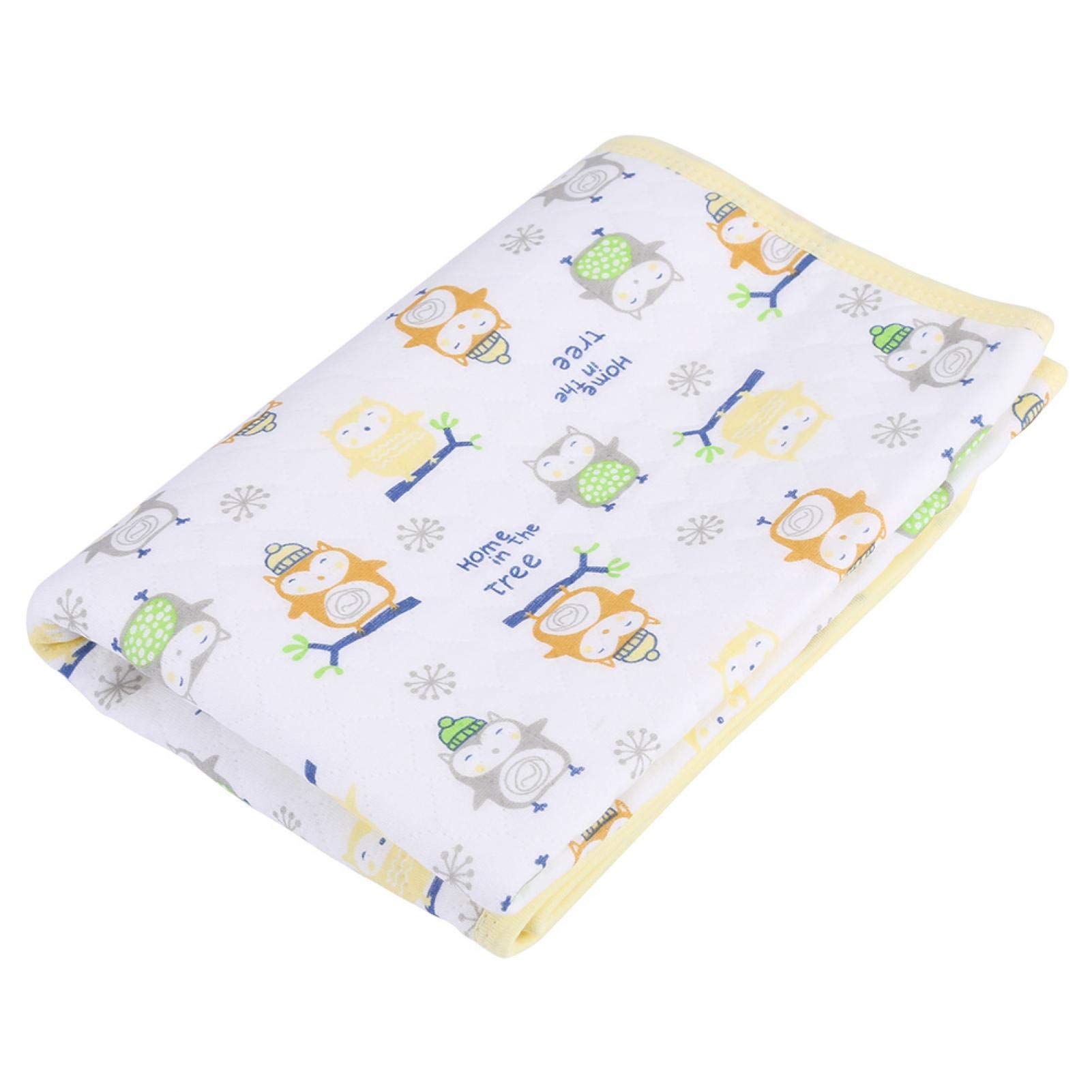 Aramox Changing Nappy Cover, Waterproof Baby Cotton Urine Mat Diaper Nappy Bedding Changing Cover Pad[Yellow Packed M]