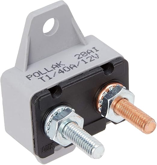 Amazon.com: Pollak 54240PL Tow Wiring 40 Amp Circuit Breaker Bulk