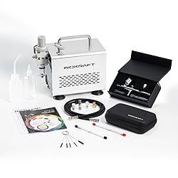 InoKraft Airbrush Kit with Air Compressor- 1/6 HP