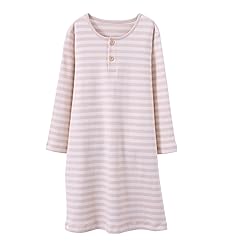 ABALACOCO Girls Organic Cotton Nightgown for