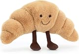 Jellycat Amuseables Croissant Small Plush Toy 8.5in Pastry Gift view 5