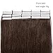 18 Inch Tape in Hair Extensions Remy Human Hair #04 Medium Brown Long Straight Hair Seamless Skin Weft Invisible Double Sided Tape 20pc/pack 30g +10 Free Tape Bonds
