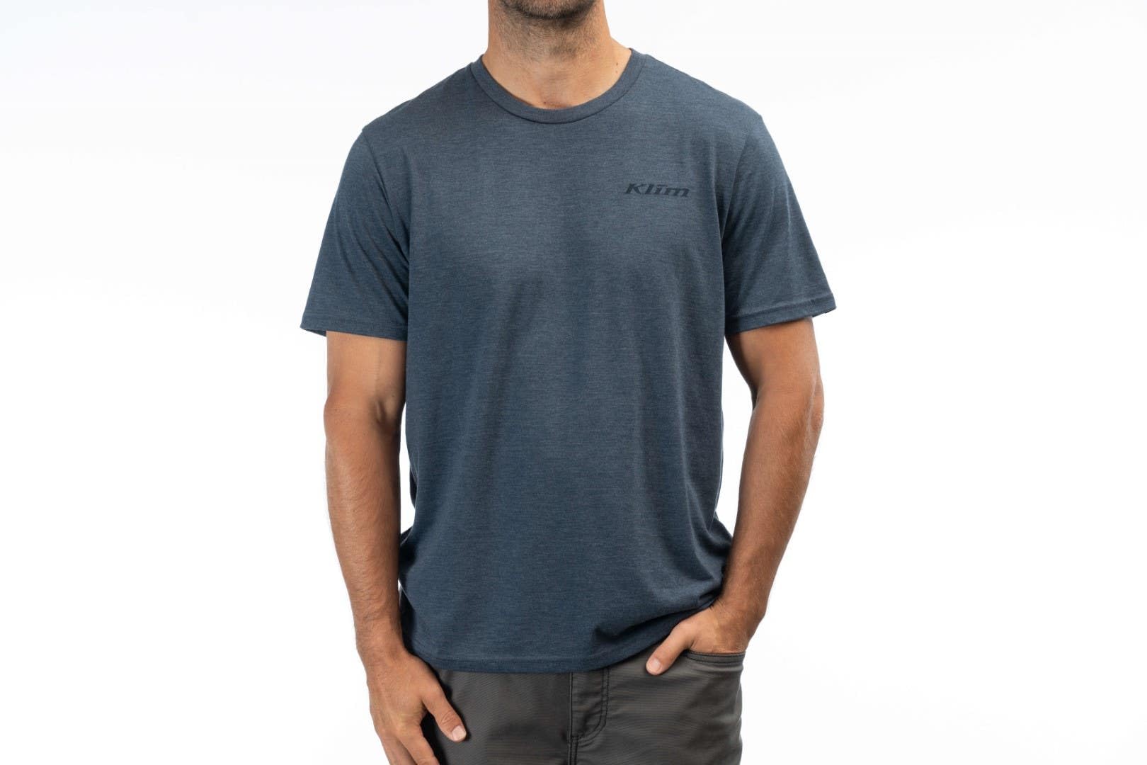 KLIM Men's Mountain Peak Tri-Blend Short Sleeve Tee