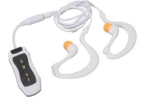 IPX8 Waterproof Mp3 Player, 8GB Rechargeable USB2.0 Music Player with Waterproof Headphones for Swimming Running Water Sports