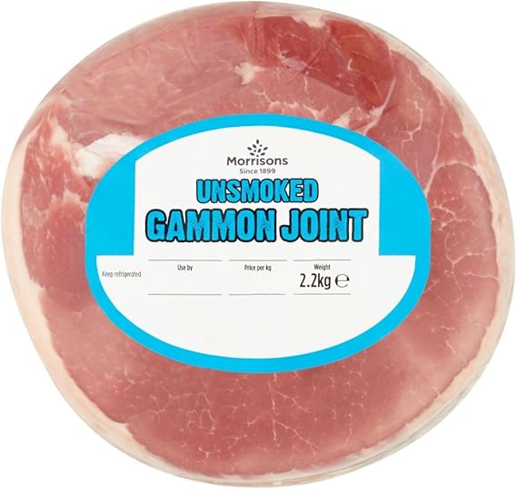 Morrisons Unsmoked Gammon Joint, 2.2kg Amazon.co.uk Grocery