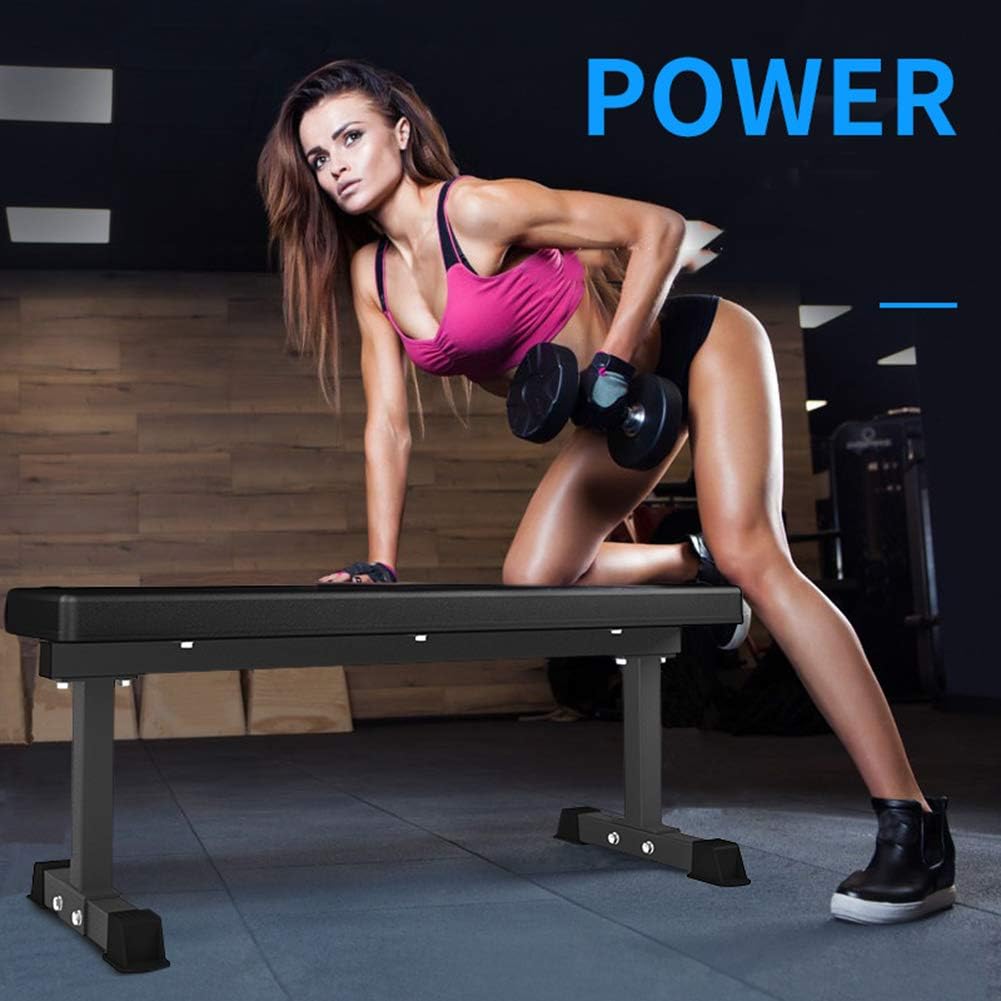 ZQQ Flat Weight Bench, Multifunctional Fitness Chair Bird Bench Press Dumbbell Bench Sit-ups Home Weight Training and Ab Exercises Equipment: Sports & Outdoors