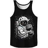 sanatty Men Rave Tank Tops, Graphic Summer Funny Sleeveless, Patriotic, Summer Beach Men's Tanks S - 3XL