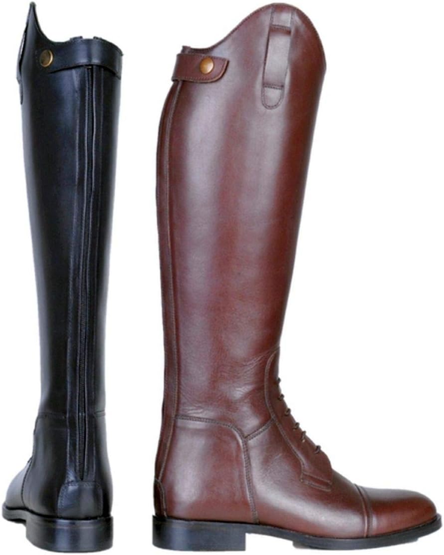 HKM Men's Reitstiefel-Spain,softleder, Kurz/Standardweite Trouser