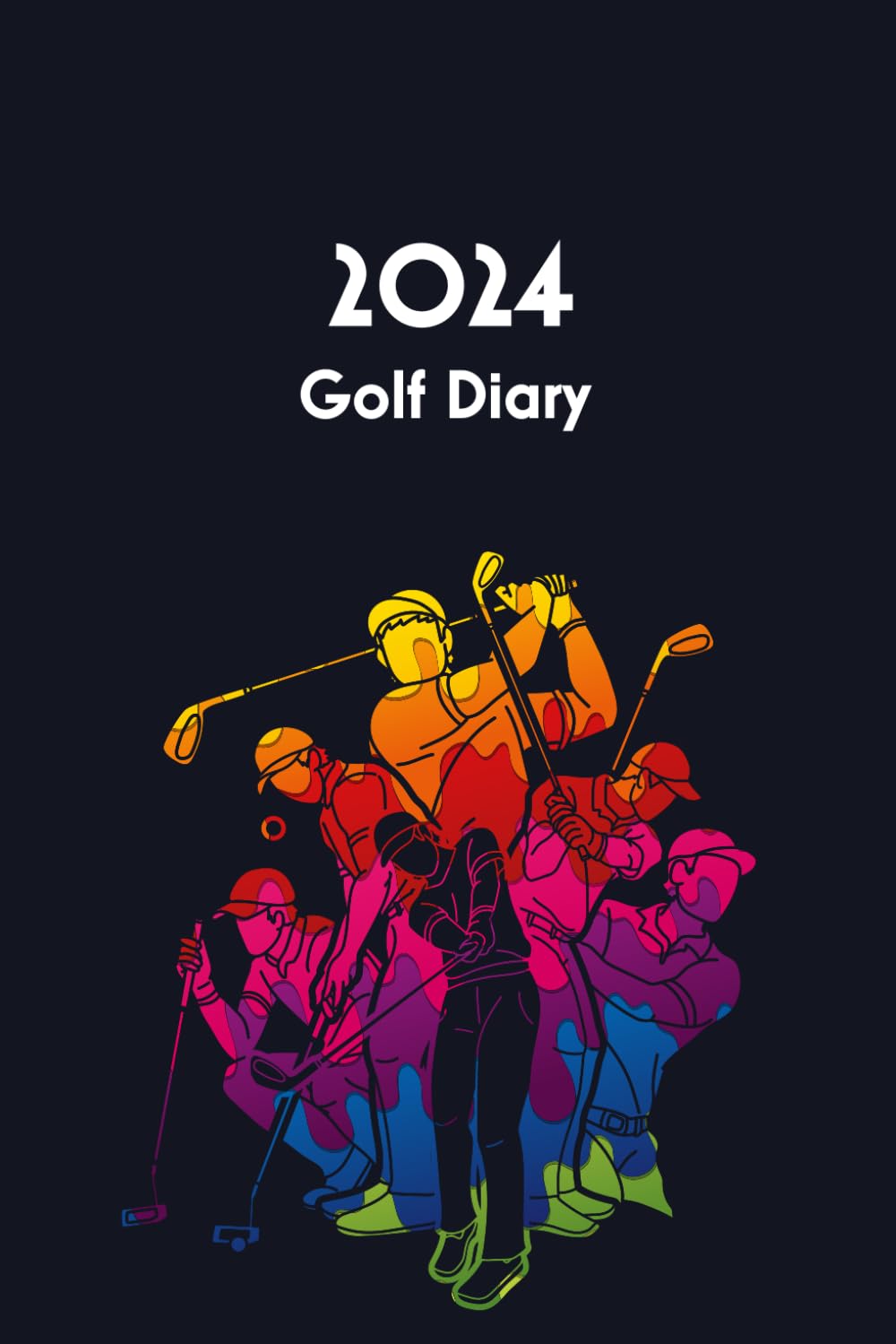 Golf Diary 2024: Weekly Planner with Scorecards: Golf Log Book: Great as a Gift for Golfers
