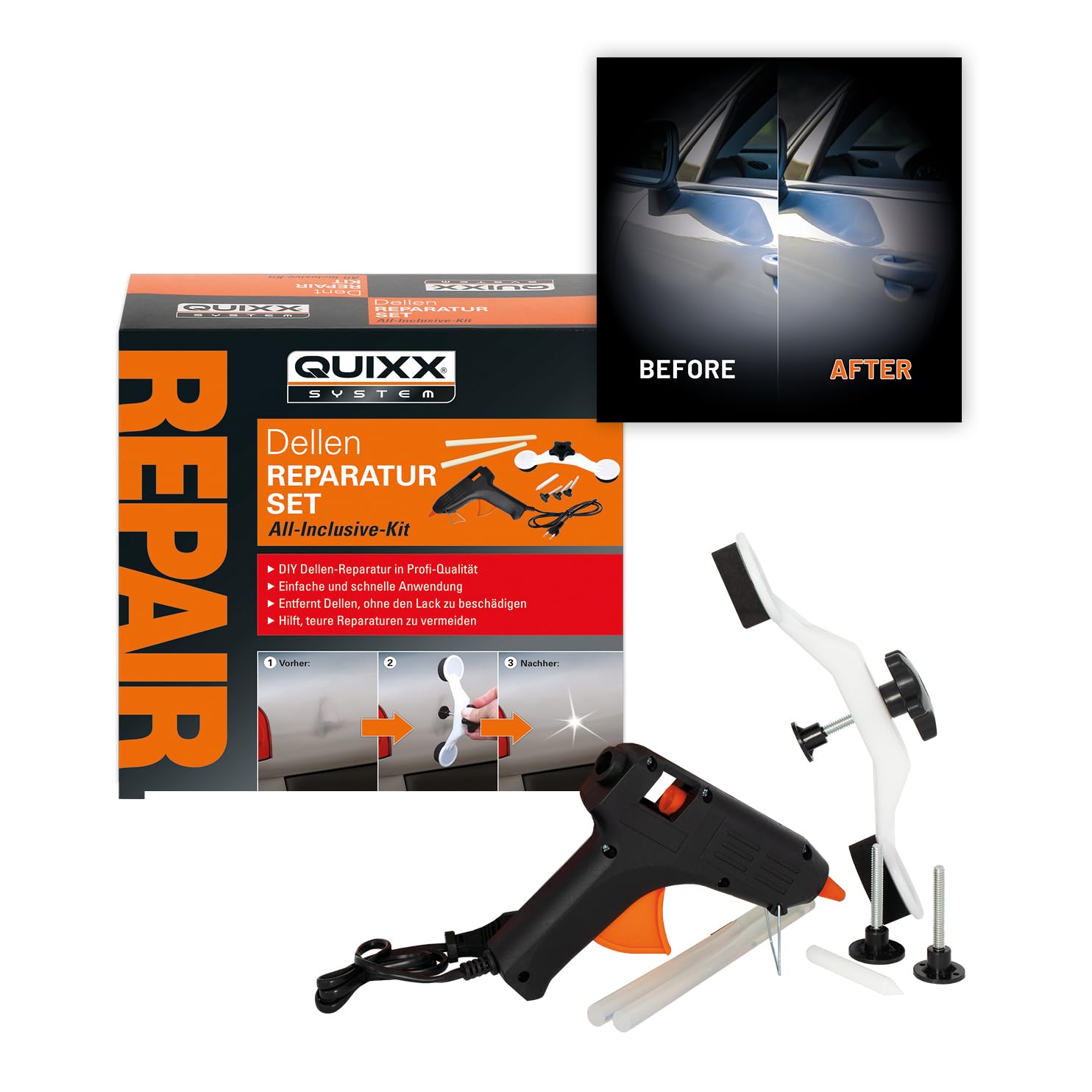 QUIXX 5 Piece Car Body Dent Repair Kit