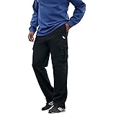 KingSize Men's Big & Tall Tall Fleece Cargo Pants