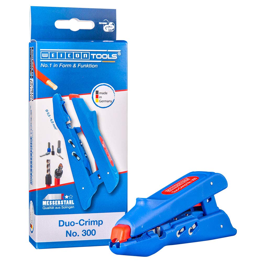WEICON Crimpzange No.300 Duo-Crimp No. 300, Blue/Red, one Size