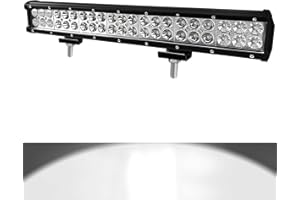 CZJCGD 19.8in 126W LED Light Bar for Truck, Spot Flood Combo, 12000LM Offroad Lights, Driving Fog Lamp Lights, LED Work Light Bar for SUV Boat Jeep 4x4, 2 Years Warranty