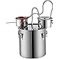 SHZOND Moonshine Still 5 Gal Alcohol Still Stainless Steel Distillery Kit Copper Tube with Circulating Pump for DIY…