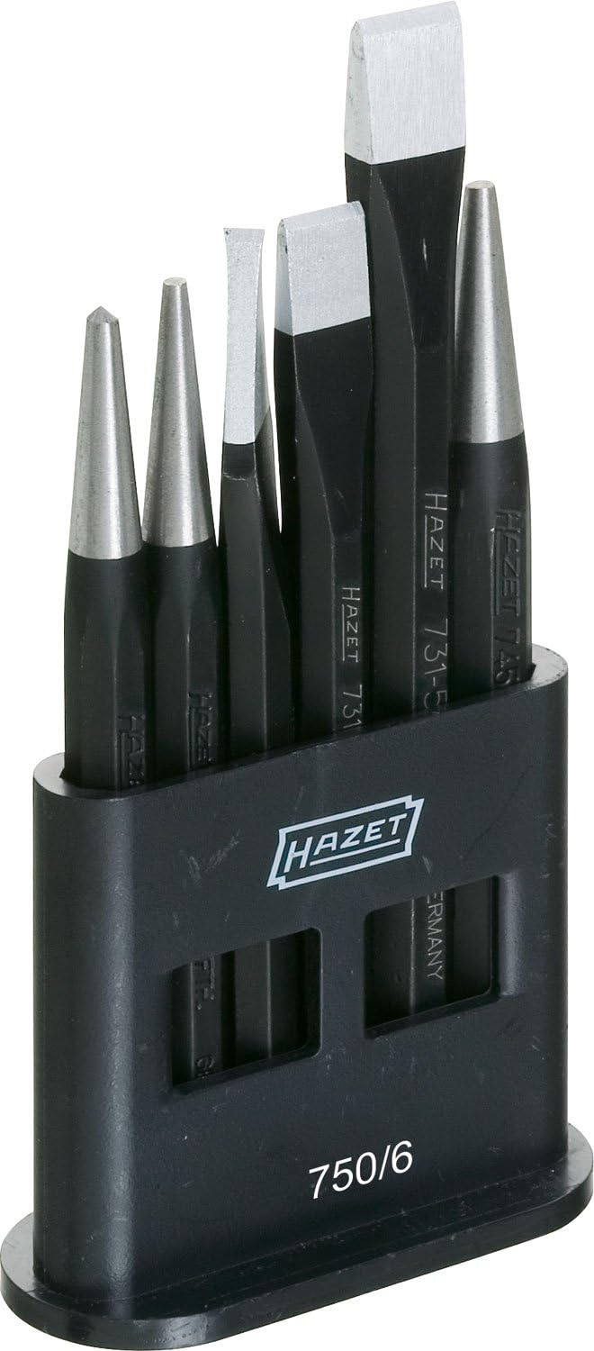 HAZET 750/6 Centre Chisel Drift Punch Set MultiColour BigaMart