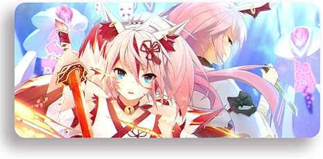 Amazon Co Jp Eidolon 大判マウスパッド 崩壊学園 崩壊3rd 八重桜 パソコン 周辺機器 マウス マウスパッド キーボードパッド おしゃれ 萌え 900 400 3mm ホビー