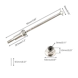 GDOOL RC Car SN-WJ03A 30-WJ02 Metal Front CVD Drive
