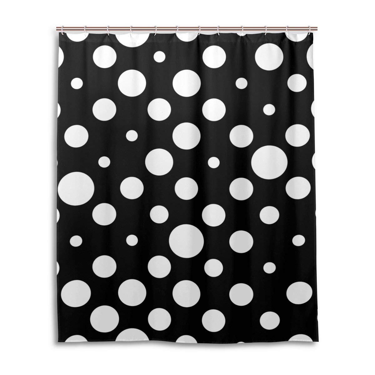 RosieLily Tenda Da Doccia Con Fiori, 182,9x182,9 Cm, Impermeabile, Con 12 Ganci, Telo Per Bagno Decorativo
