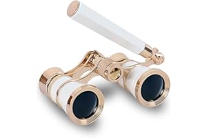 AiScrofa Opera Glasses Binoculars 3X25,Mini Binocular Compact Lightweight,with Chain for Adults Kids Women in Musical Concert