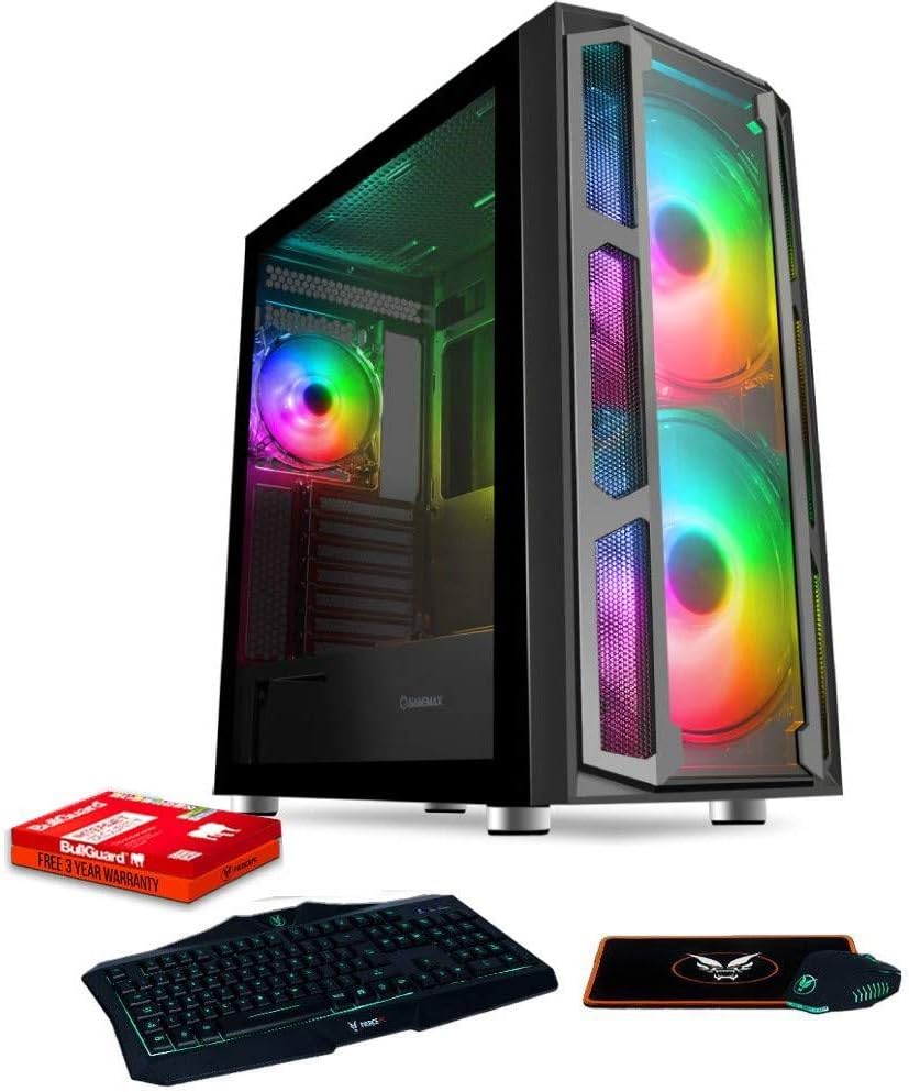 Fierce RGB Gaming PC Bundle Intel Core i7 9700K 4.5GHz, nVidia GTX