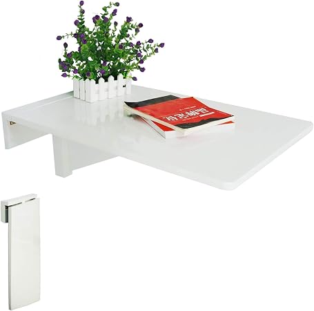 Liren Shop Jinqi Wall Mounted Drop Leaf Table Simple And Folding 70x45cm White Amazon Co Uk Kitchen Home