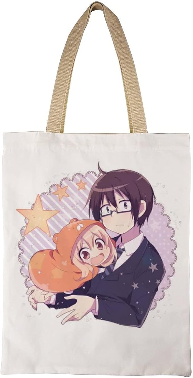 Himouto Umaru-chan Taihei Doma - Bolsa de lona reutilizable para
