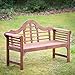Plant Theatre Lutyens Hardwood Garden Bench - Superb Quality