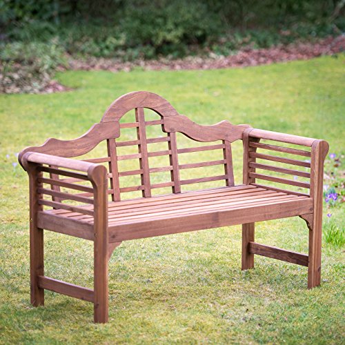 Plant Theatre Lutyens Hardwood Garden Bench