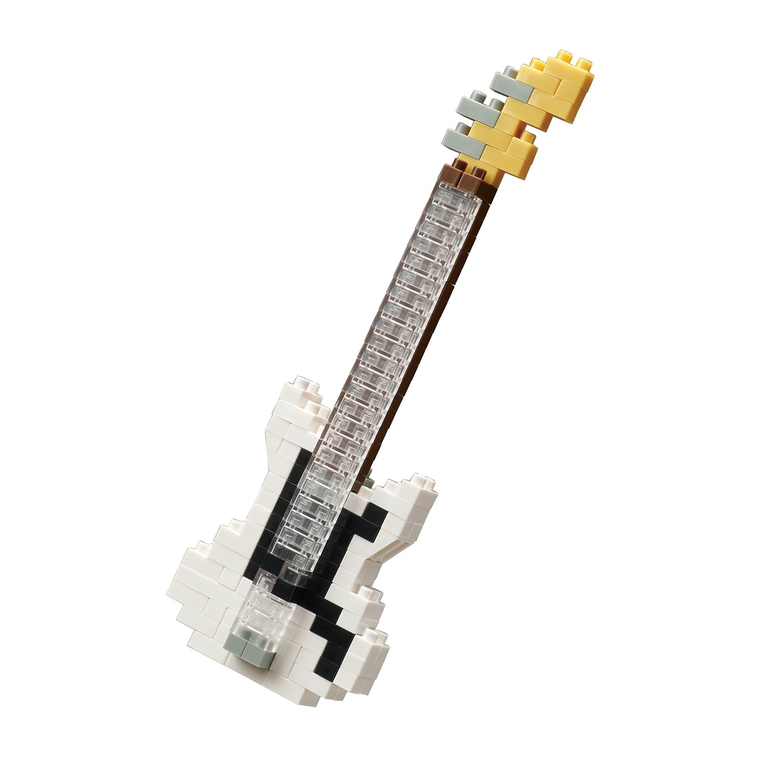 Kawada Nanoblock NBC_205 Electric Bass White