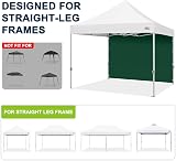 MasterCanopy Instant Gazebo Sidewall Forest Green 217x305cm 3x3M view 5