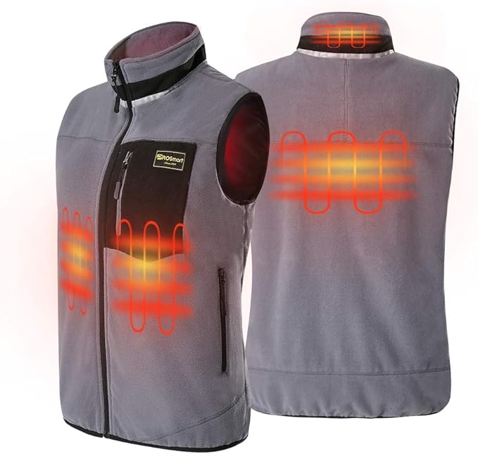 PROSmart Men's Heated Vest Lightweight Heated Waistcoat with USB