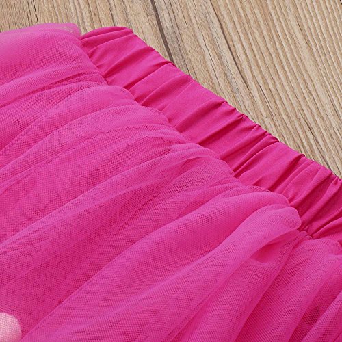 image for Yamally_9R_Baby Skirts Girls Ballet Tutu Skirts Dancewear Polka-Dot Fo