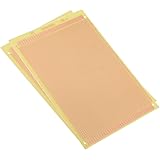 Sourcing Map 7x9cm Single Sided Universal Paper Printed Circuit Board For DIY Soldering Brown 12pcs