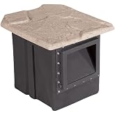 Blue Thumb DIY Pond Skimmer 90, Box with Natural Lid | 7.5" x 6.25" snout opening. 16.25" x 13.25" x 14.75". Up to 1,800 gph max flow rate. Filters ponds up to 90 sq ft.