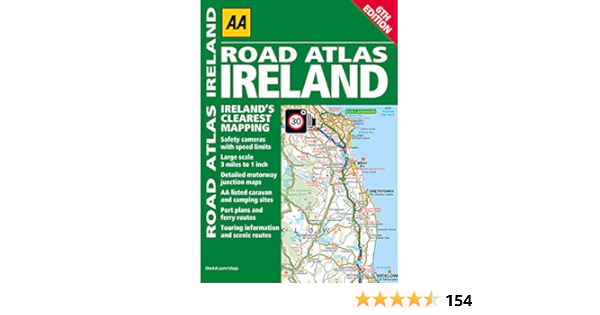 Road Atlas Ireland Aa Publishing 9780749572594 Amazon Com Books