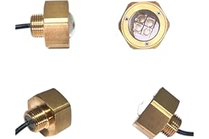 SZSSXPL Standard 1/2in NPT Boat Drain Plug Light,IP68 Underwater Boat Light Replaces 1/2" NPT Drain Plug Adds Lighting for Sw