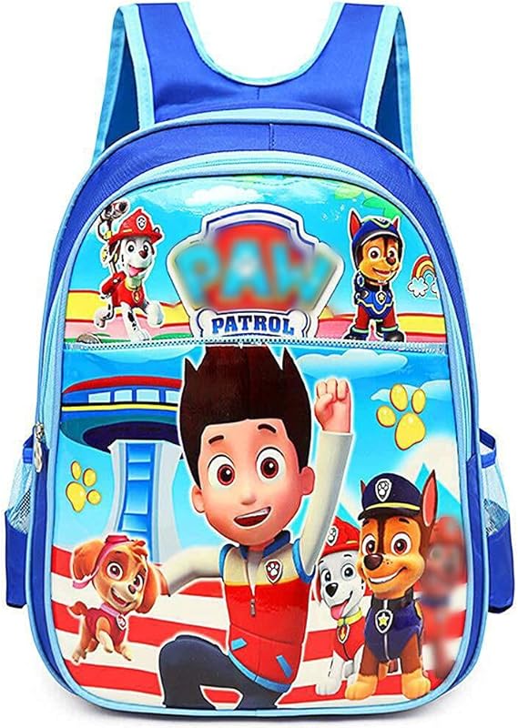 ZSWQ Paw Patrol Rucksack für Kinder, Chase Marshall Rubble Schultasche Rucksack Kinder