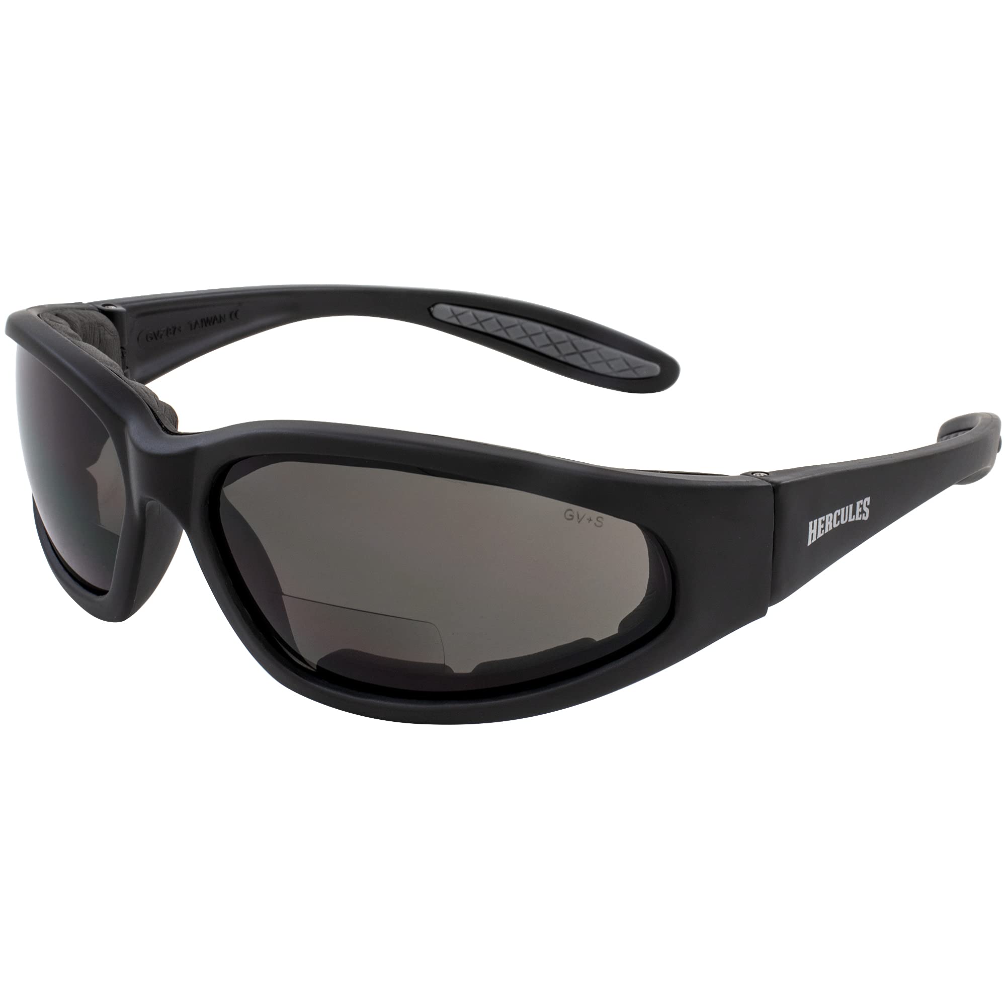 Global Vision Eyewear Hercules Bifocal 2.0 Magnification Anti-Fog Safety Glasses with EVA Foam, Smoke Lens