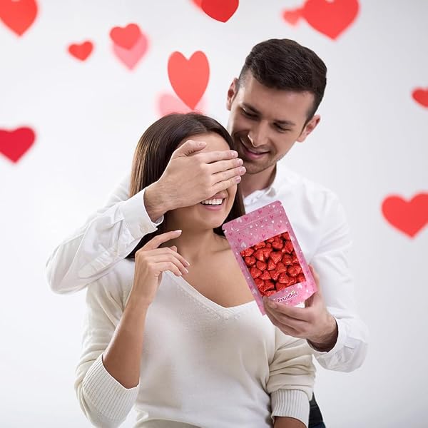 FRUIDLES VALENTINE’S DAY MILK CHOCOLATE HEARTS, PARTY BAG FILLERS, RED INDIVIDUALLY WRAPPED FOILS, KOSHER CERTIFIED (HALF-POUND)