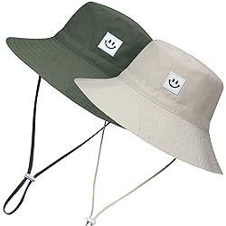 55cube Baby Sun Hat Beach Bucket hat for Girls 6-24