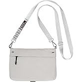 MAGEASY Small Crossbody Bag - Passport Holder for Travel Water-Resistant | Fit 6.9" Phone, Keys, Earbuds & More - 2L Sacoche
