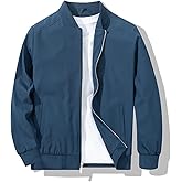XiaoYouYu Men's Bomber Jacket Fashion Stylish Lightweight Windbreaker Spring Fall Casual Jackets for Men
